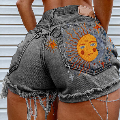 Women's Casual Vintage Denim Shorts for a Timeless Look