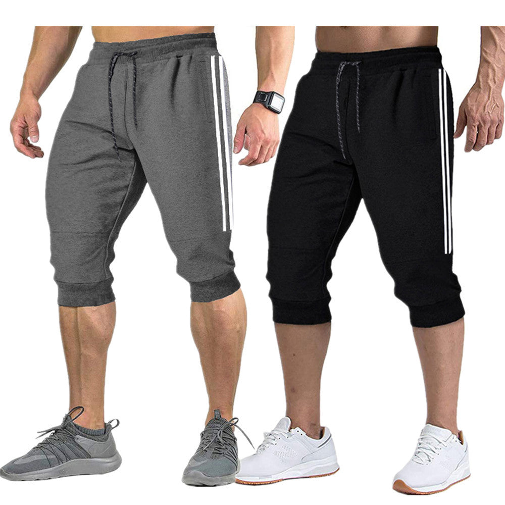 Casual Running Training Jogging Cropped Pants-Comfortable and Stylish