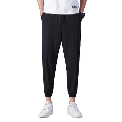 Men's Ice Silk Casual Sports Pants for Cool and Casual Vibes