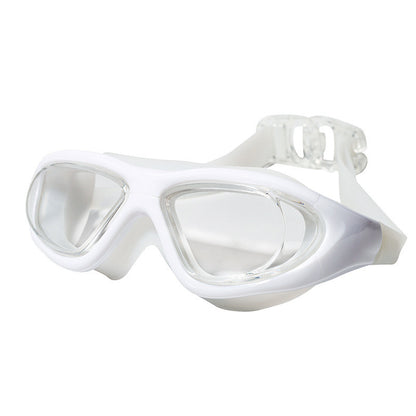 Waterproof Silicone Anti-Fog Swimming Goggles with Clear Vision