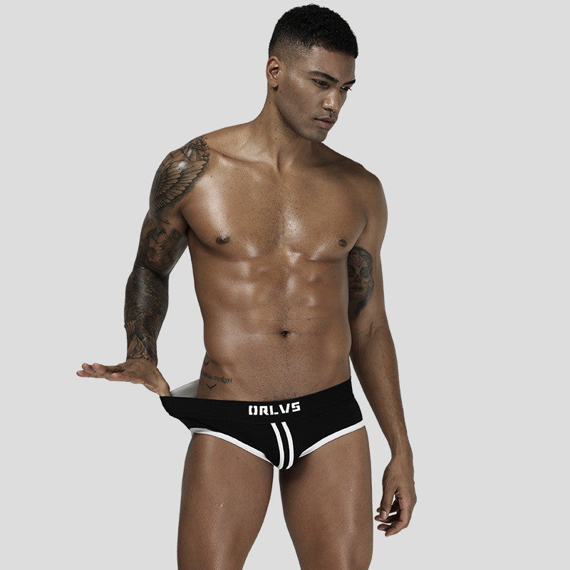 Men's Breathable Low Waist Cotton Briefs-Comfortable and Stylish