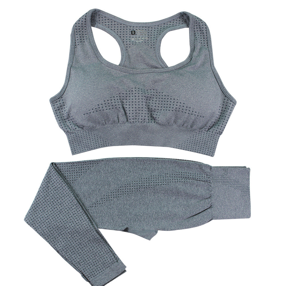 Complete Fitness Set for Women-Leggings and Crop Top Sportswear