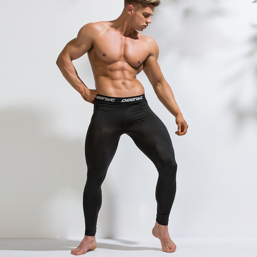 Men's Quick-Drying Training Tights-Comfortable and Functional