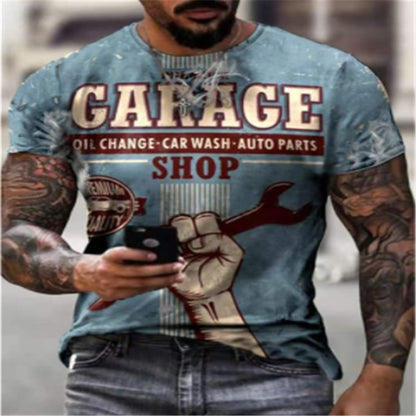 Men's Casual Short Sleeve T-shirt-Comfortable and Stylish