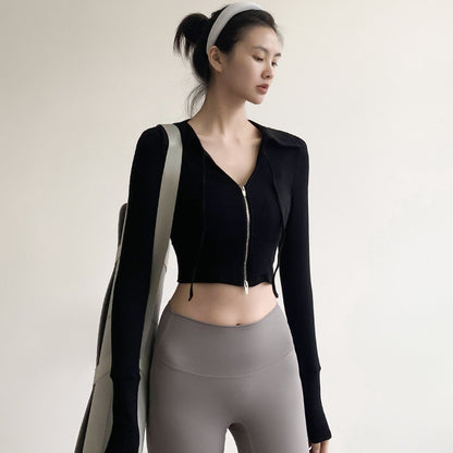 Quick-Drying Long Sleeve Yoga Jacket for Ultimate Comfort and Style