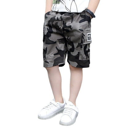 Five-Point Camouflage Pants for Trendy Streetwear Style