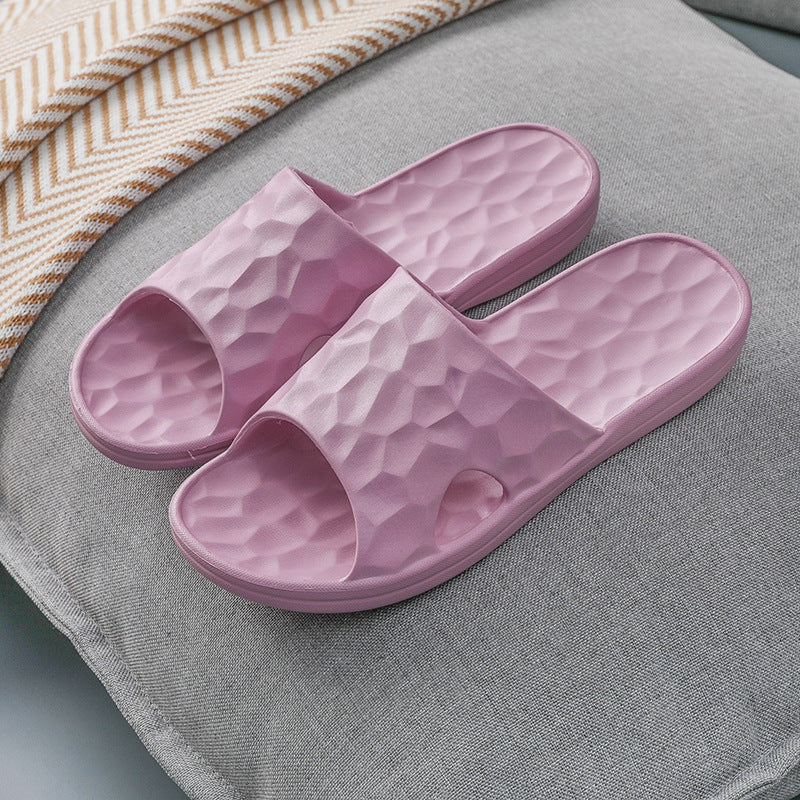 Geometric Slippers for Women-Stylish Home and Bathroom Footwear