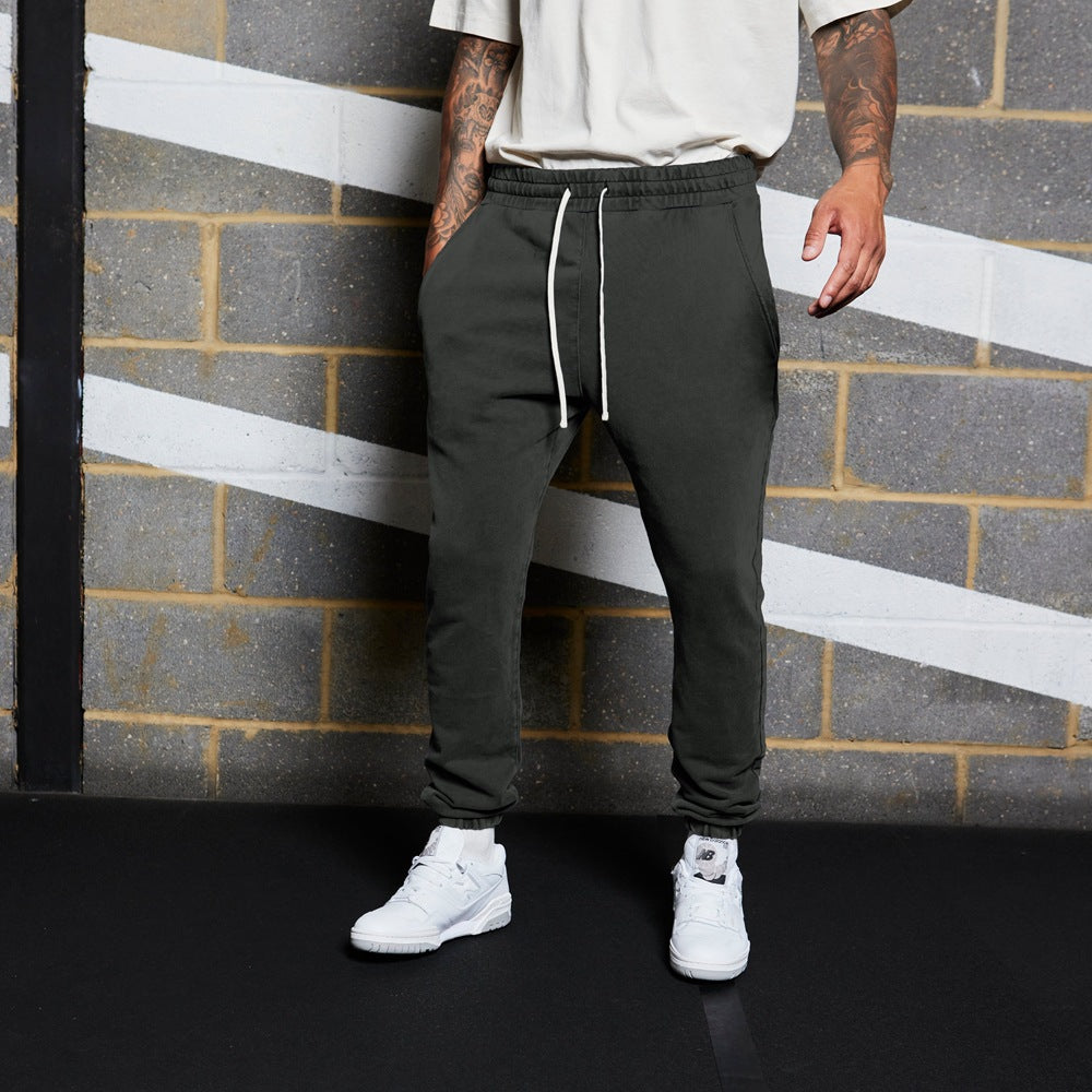 Men's Solid Color Casual Sports Trousers-Perfect for Sports Activities